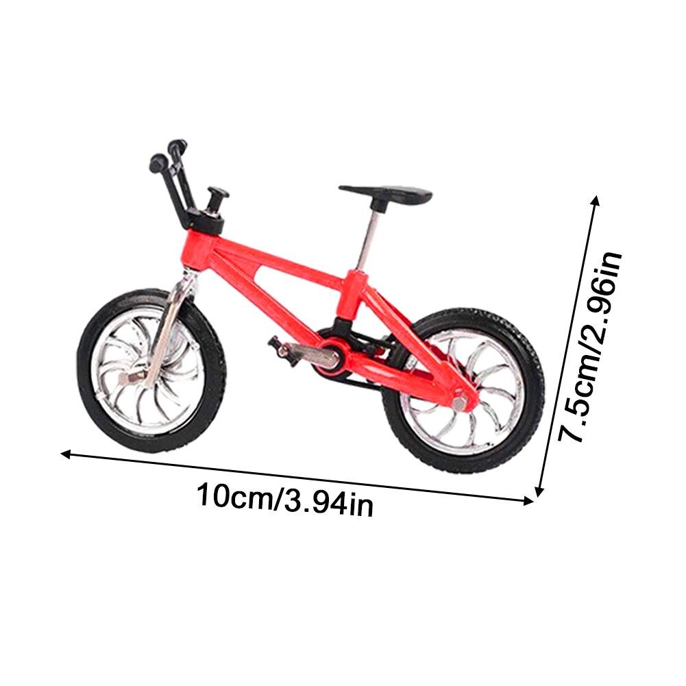 Limited Time Discounts Mini Finger Mountain Bikes Toys Alloy Finger Bicycle Children Novelty Toys Model Mini Portable Bike For Kids Gift