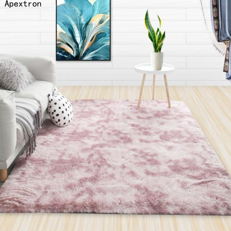 Smbr Thảm Lông Xù Dày Trải Sàn Phòng Khách / Ngủ Kích Thước 40 * 60cm