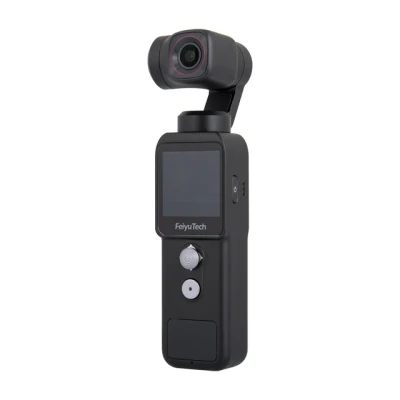 FeiyuTech Feiyu Pocket 2 Light Handheld 3 Axis Gimbal Stabilized 4K Video Action Camera with Mic 130° View 12MP Photo 4xZoom