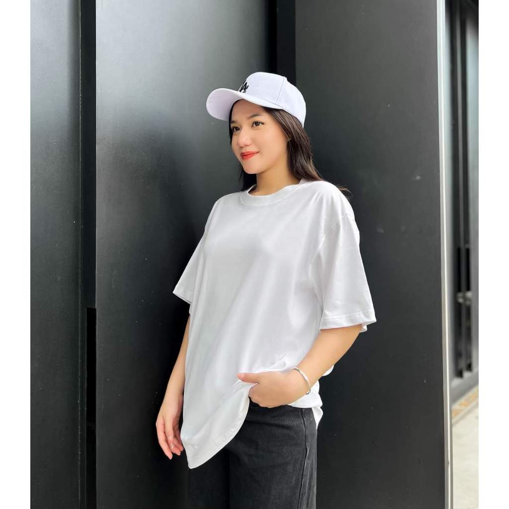 [CÓ NHẬN MAY THEO YÊU CẦU] Áo thun trơn cho nam và nữ áo cặp đôi vải cotton mát mịn cổ tròn tay ngắn