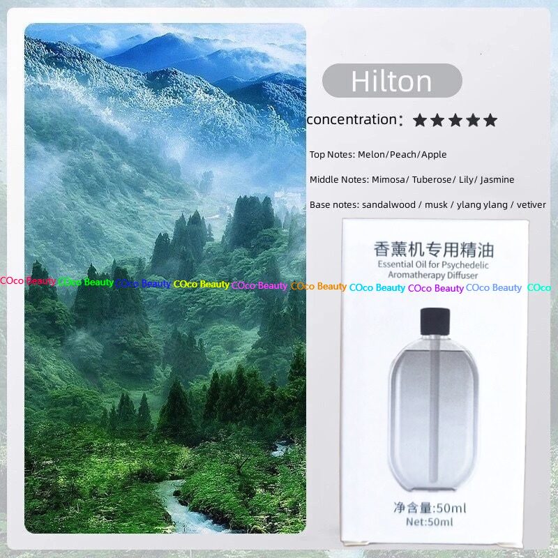 Automatic Aroma Oil Diffuser Rechargeable Fragrance Machine Air Humidifiers Digital Display Air Freshener Perfume 香氛机香薰机