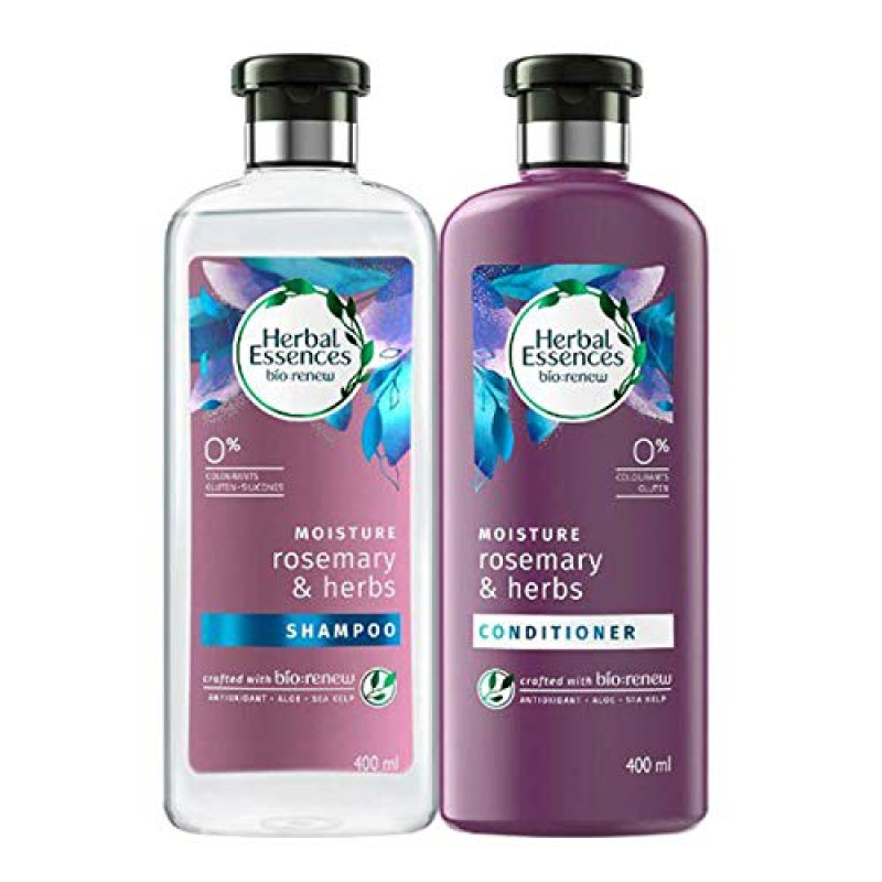 Buy (COMBO PACK) Herbal Essences Bio:Renew Moisture Rosemary & Herbs Shampoo + Conditioner Singapore