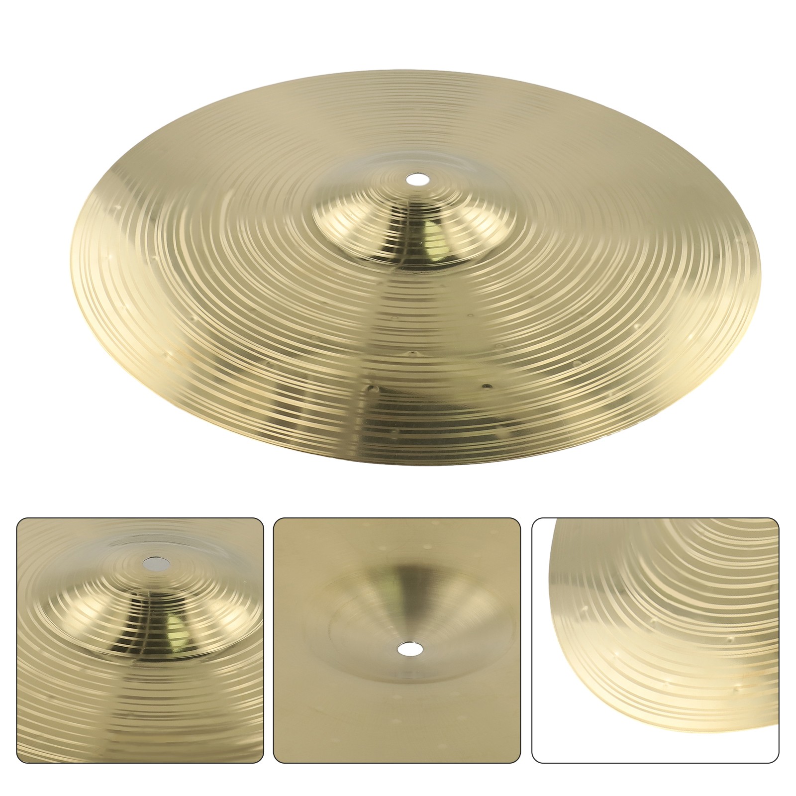 【Bởi】 14,16 inch trống đồng thau chũm Chọe Bộ gõ giật gân tai nạn Hi-Hat trống Jazz chũm Chọe trong kho