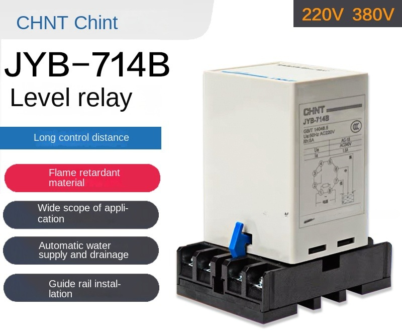 Rơ-le Điều Khiển Mực Nước JYB-714/JYB-714B 220V/380V – Tự Động Hóa Cung Thoát Nước - JYB-714B  380V
