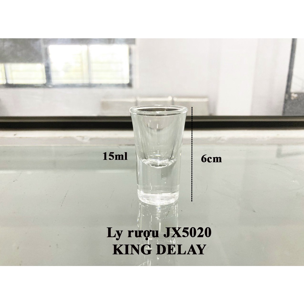 6 ly uống rượu nhỏ 15ml / bộ 6 ly rượu shot nhỏ 15ml - jx5020