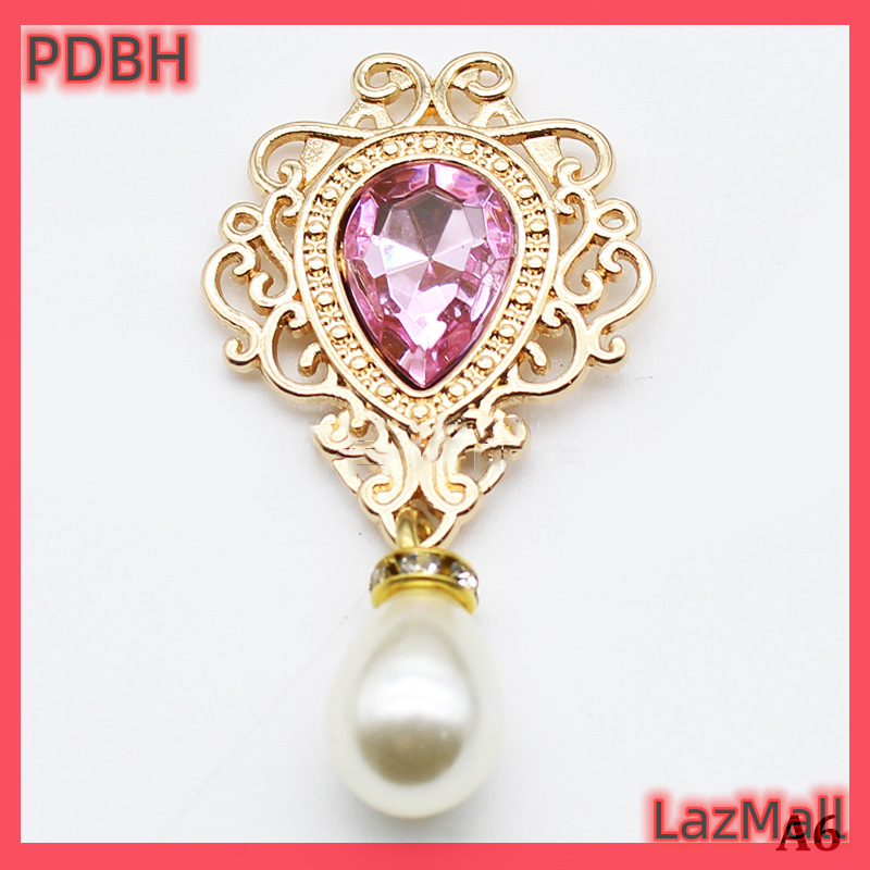 Flash Sale Mặt dây chuyền ngọc trai kim loại phẳng trang trí thời trang tuyệt đẹp lời mời đám cưới kỳ nghỉ Phụ kiện sáng tạo