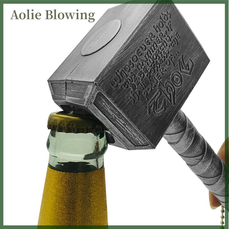 Aolie 1 cái dụng cụ mở chai bia búa đóng chai tay cầm bia hình Thor dụng cụ mở chai bia