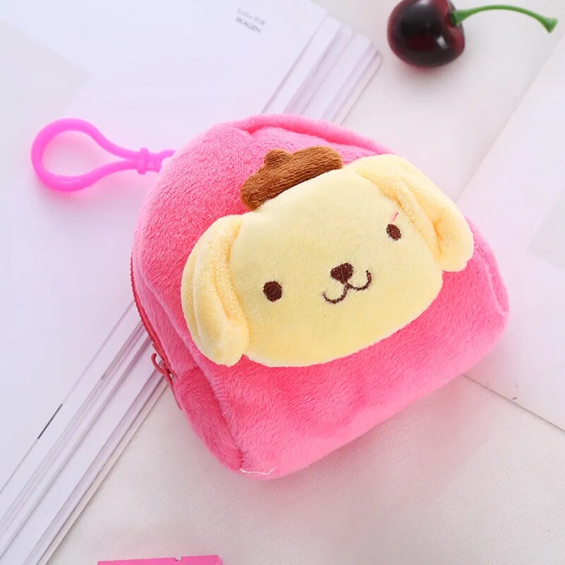 [HCWWWR] Sanrio Brieftasche Kawaii meine Melodie Kuromi Cinna moroll Geldbörse niedlichen Pompon Purin Plüsch tasche Mädchen Cartoon Geldbörse Geburtstags geschenke Spielzeug ราคา  10,044 บาท*ส่งฟรี