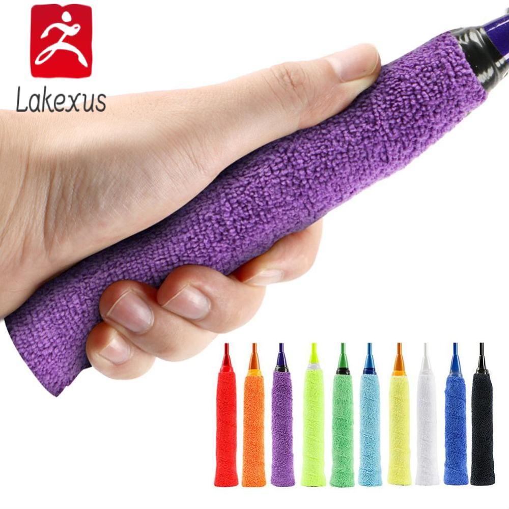 Lakexus chống trượt Vợt Tennis mồ hôi Băng overgrips hấp thụ kết thúc tốt đẹp VỢT CẦU LÔNG overgrip cá skidproof Băng ngăn mồ hôi Grip