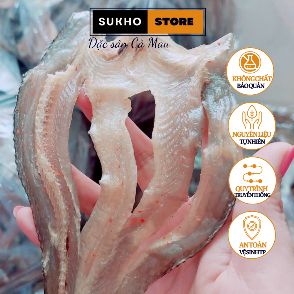 Khô cá lóc cửng, cá lóc non xẻ vị vừa ăn thịt dai ngon bao hao cơm - Sukho Stote