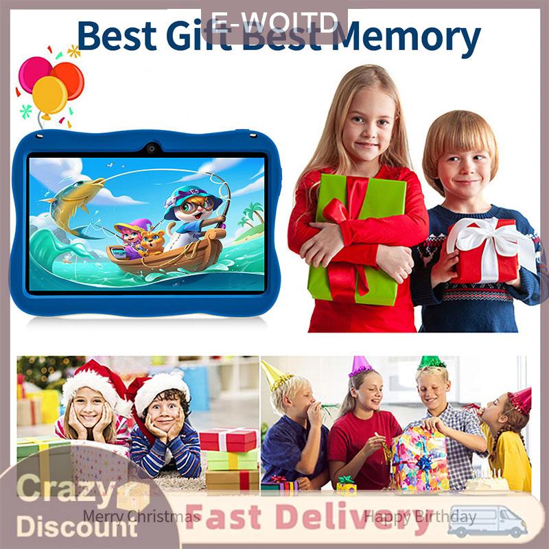 TOOLS แท็บเล็ตสำหรับเด็กขนาด7นิ้วแท็บเล็ตแอนดรอยด์ขนาด16กิกะไบต์การศึกษาเกมซอฟต์แวร์สำหรับเด็กที่ติดตั้งมาพร้อมกับเคสซิลิโคน ราคา 1,166 บาท*ส่งฟรี