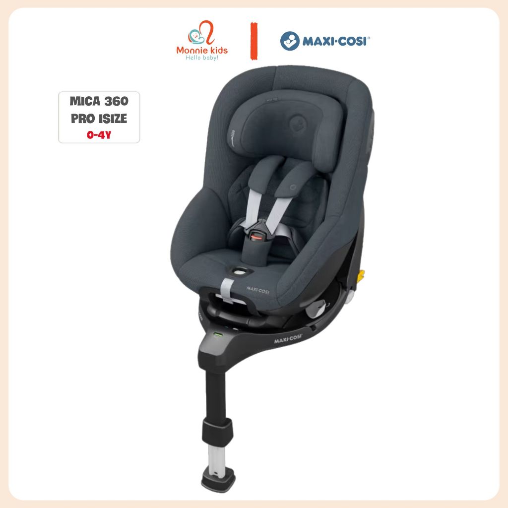 Ghế ngồi ô tô Maxi-Cosi Mica 360 Pro i-Size cho bé sơ sinh, ghế xe hơi trẻ em cao cấp - Monnie Kids