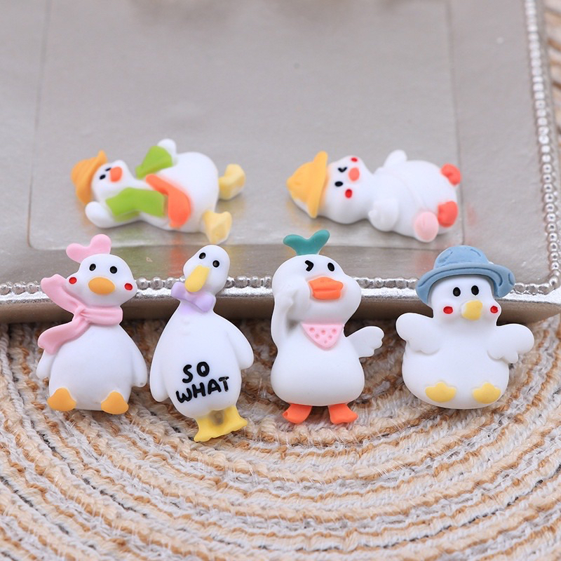 Charm slime / Dụng Cụ Charm Trang Trí Hình chú vịt đáng yêu - 01 Cái