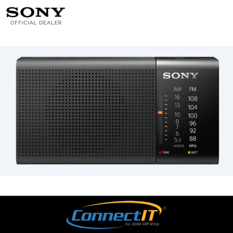 Sony Portable FM/AM Radio Powered by AA Battery With Headphone Output Local 1 Year Warranty Singapore