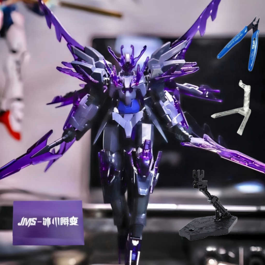 Giao Hàng 2 Ngày(tặng kèm base)Mô Hình Lắp Ráp Gundam HG BF Transient Glacier