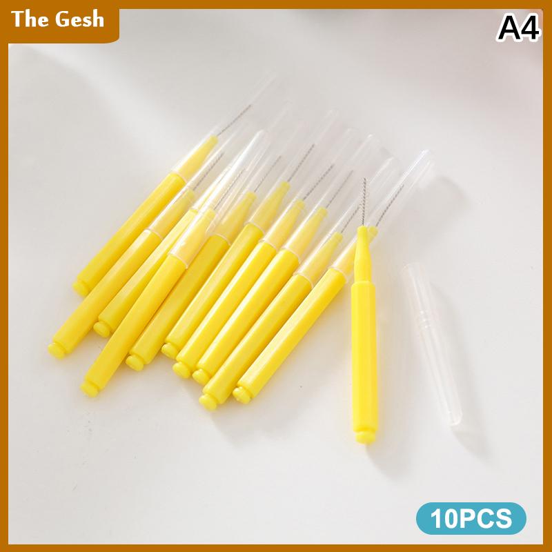 [The Gesh] 10 cái Đầu vòi hoa sen làm sạch bàn chải lỗ nhỏ công cụ làm sạch chống tắc nghẽn Mini crevice lông cho khoảng cách vòi phun phòng tắm ô tô - 2