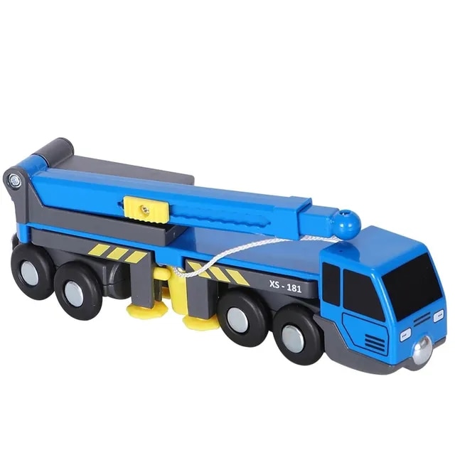Multifunctional Train Toy Set Accessories Mini Crane Truck Toy Vheicles