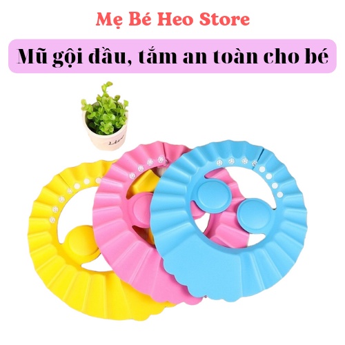 Mũ gội đầu cho bé chắn nước chắn bọt