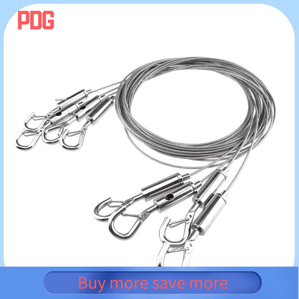 PDG Có thể điều chỉnh Dây cáp Tự động thép không gỉ Dây buộc có thể thu vào  Dây treo