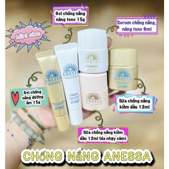 Kem chống nắng Anessa các loại (chính hãng, nhãn phụ tiếng việt)