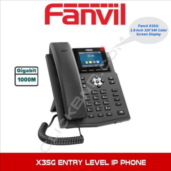 FANVIL X3SG - COLOR IP PHONE Harga 1,361,000 rupiah*Gratis Ongkir
