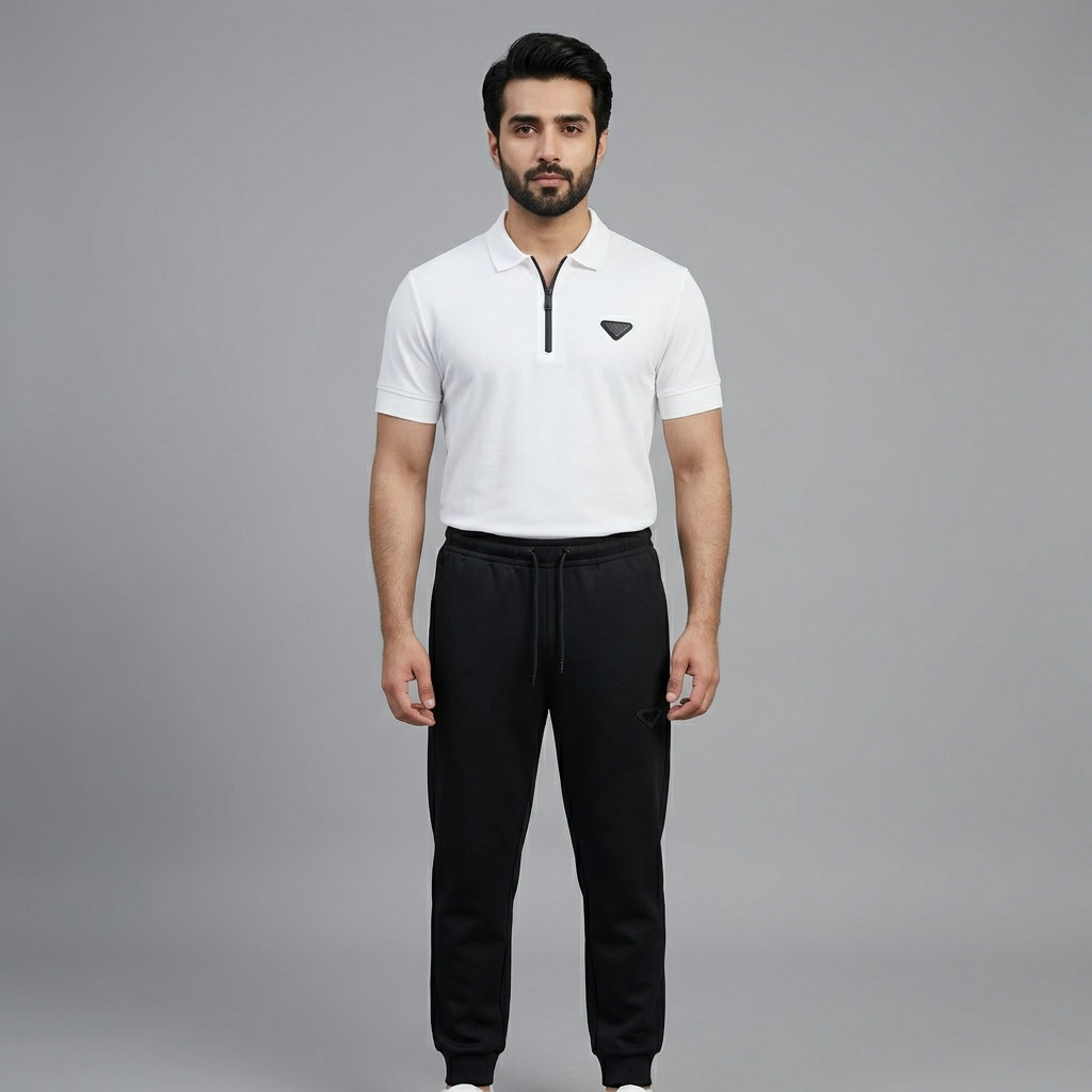 Summer Tracksuit for Men | Polo T-Shirt & Trouser Set | Smart Casual Wear 🔥