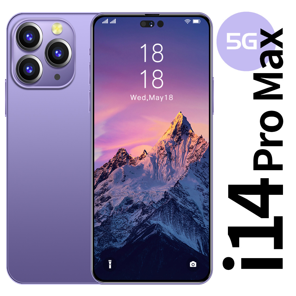 Sở hữu i14 Pro max Điện Thoại Di Động Chính Hãng  Màn Hình Full HD 6.8 Inch 16+1TB Hai Thẻ Sim Camera HD 48+108MP Pin 7800mAh  Chất lượng cao, đáng tin cậy