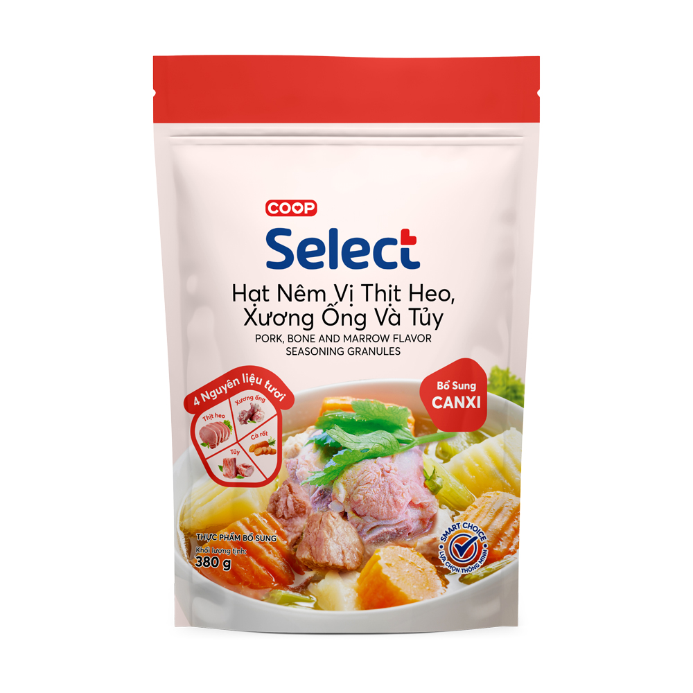 [Co.op Online] - Hạt nêm Coop Select thịt heo xương ống tủy 380g