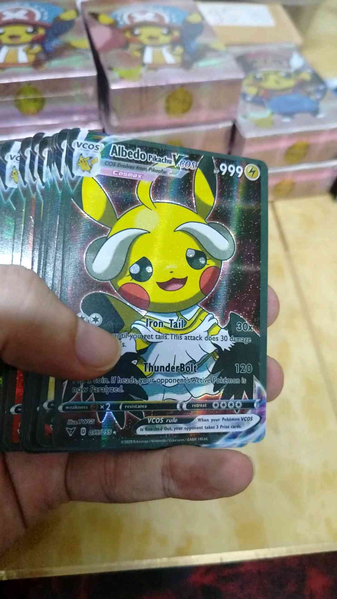 999 pokemon card Amazon.com: Pokemon - Fezandipiti 096 - Trick or Trade 2024 - Cosmos Holo main image 1