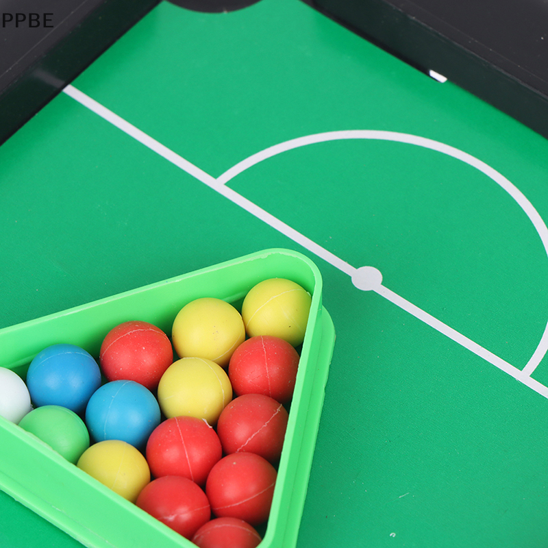 PPBE Bida mini máy tính để bàn Bàn hồ bơi Snooker đồ chơi trò chơi thiết lập tương tác cha-con
