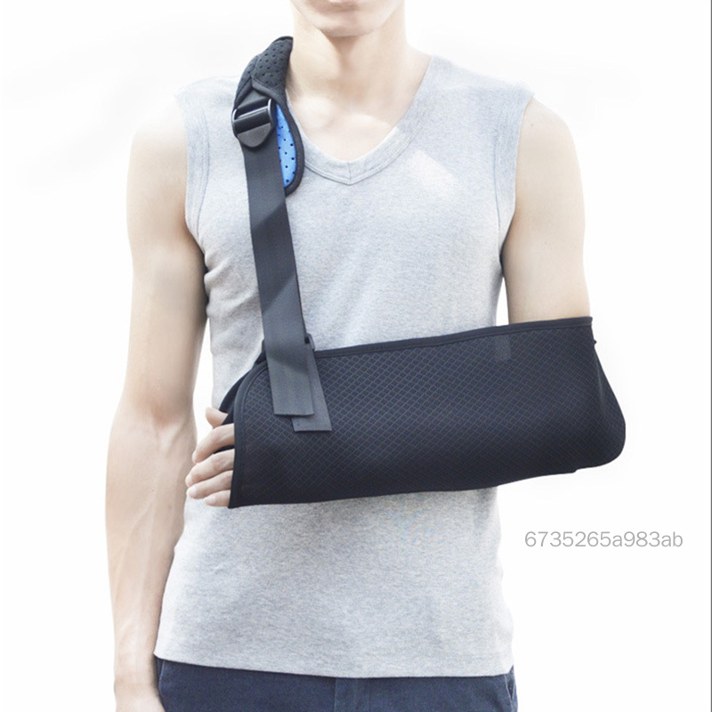 Arm Sling Lưới thoáng khí Nẹp cổ tay Cẳng tay trật khớp khuỷu tay gãy xương Hỗ trợ dây đeo cho trẻ em Người lớn vai cổ tay đa chức năng nẹp cổ tay, dây đeo cố định gãy xương cánh tay IWML-VN