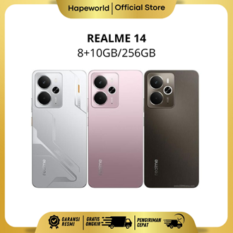 REALME 14 5G 8+10GB/256GB - GARANSI RESMI Harga 4,399,000 rupiah*Gratis Ongkir