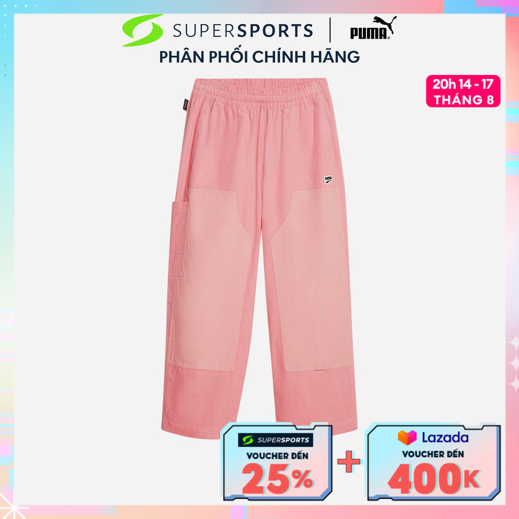 Puma quần dài thể thao nữ downtown corduroy - 62145763