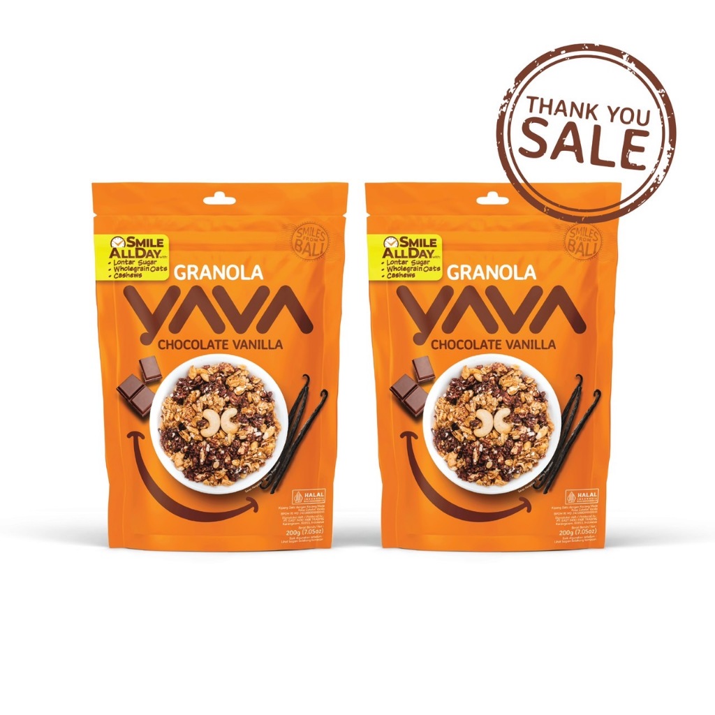 Granola Chocolate Vanilla 200 g. X 2 ชิ้น ราคา 229 บาท*ส่งฟรี