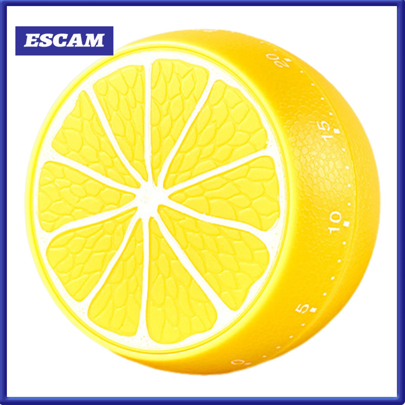 Norman Malthus No Batteries Kitchen Timer Cute Fruit Timer Magnetic Fruit Shaped Mechanical Kitchen Timer – Lemon Watermelon Design Manual Countdown Visual Timer for Cooking Study Classroom Use Easy-to-use ราคา 127 บาท*ส่งฟรี