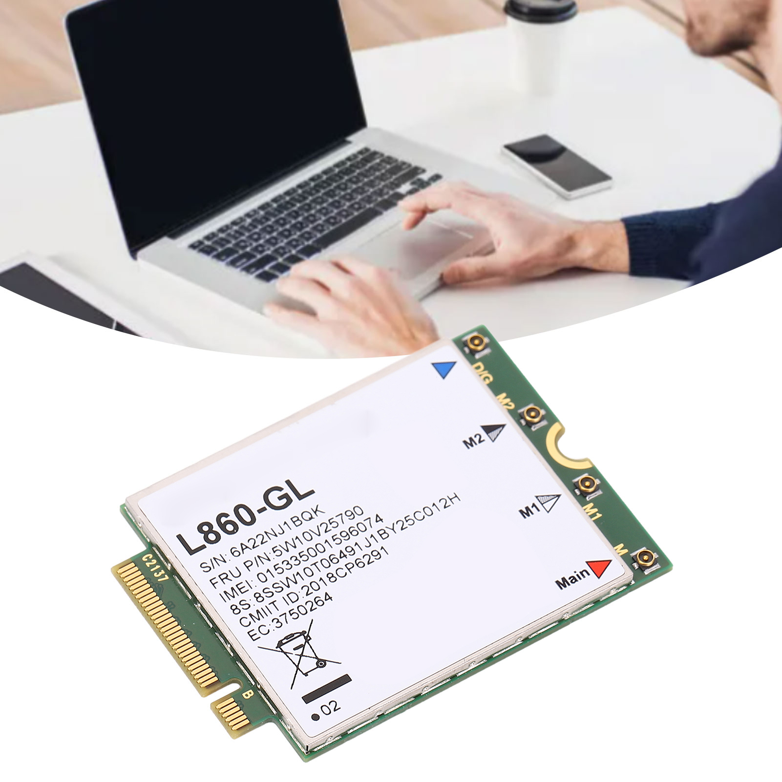 Garosa Aqxreight 4G Module L860 GL XMM7560 Chipset M.2 ESIM 4G LTE Thẻ Cho Thinkpad X1 P15 P17 T14 p14s T15 P15s Giá 1,396,000 Đồng*Miễn phí vận chuyển