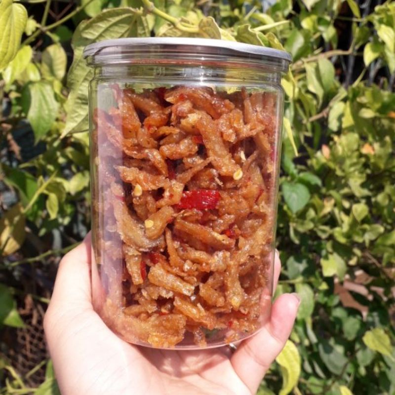 250g#cá cơm rim tỏi ớt