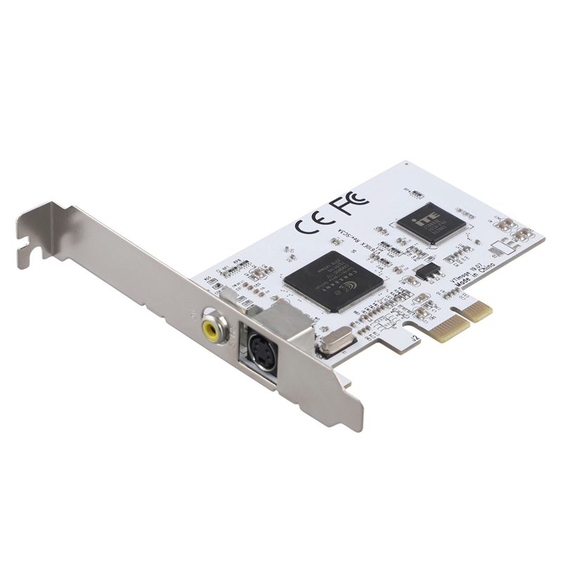 PCIE Expansion Card PCIE to AV Surveillance HD 640X480 Resolution Video Capture Card Image Capture C