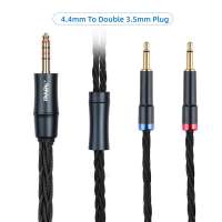 สายหูฟัง FAAEAL สำหรับ Hifiman Arya Ananda Sundara Deva Pro 3.5Mm/4.4Mm เพื่อดูอัล3.5Mm แจ็คสายตัวผู้1.9M สายอัพเกรดสำหรับ Meze 109 Pro HE560 HE4XX HE1000 AH-D7100 AH-D9200 MDR Z7M2 AH-D5200เขา-350