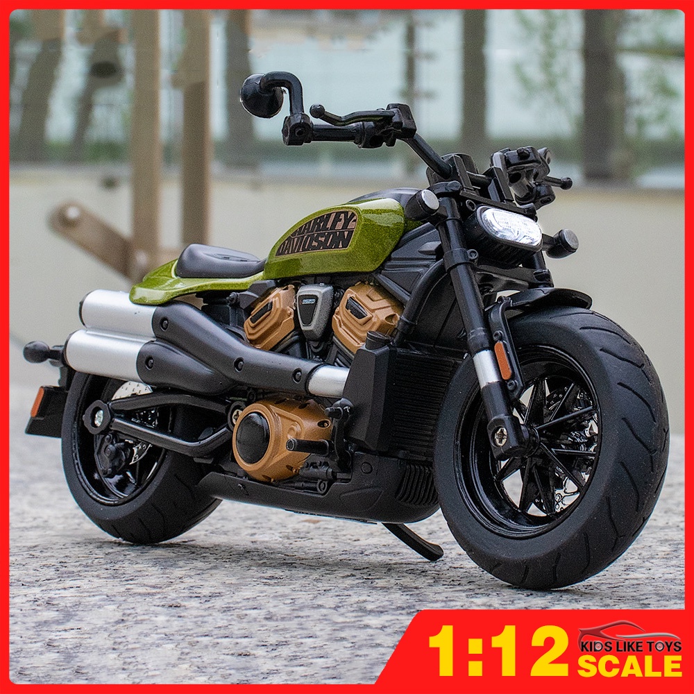 Klt 1:12 Harley Sportster S Xe Máy Kim Loại đồ chơi hợp Kim Xe hơi mô hình xe đúc Cho Bé Trai Trẻ Em Mô Phỏng Âm Thanh Hiệu ứng Ánh Sáng Quà Tặng Sở Thích Bộ Sưu Tập