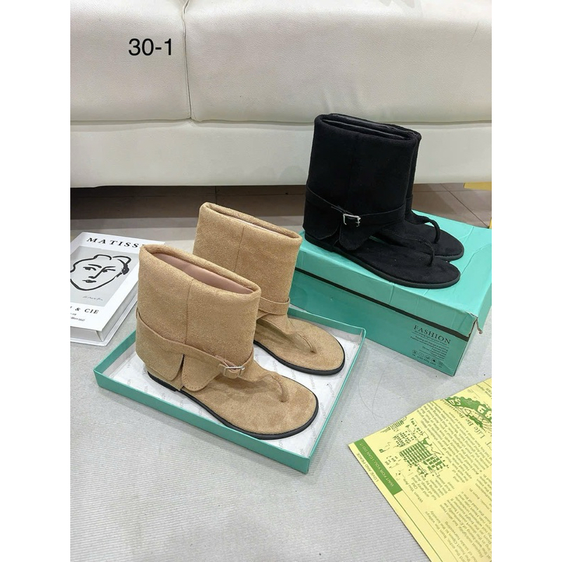 Bốt xỏ Ngón Da Lộn ( mã 30-1 ) fullbox.