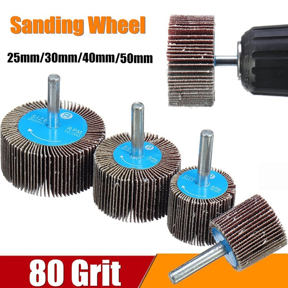 Shank louver đầu mài hình trụ louver Bánh Xe Công cụ điện đầu mài 25mm/30mm/40mm/50mm