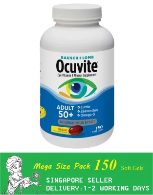 Ocuvite Adult 50+, 150 Soft Gels/Exp 03/2023