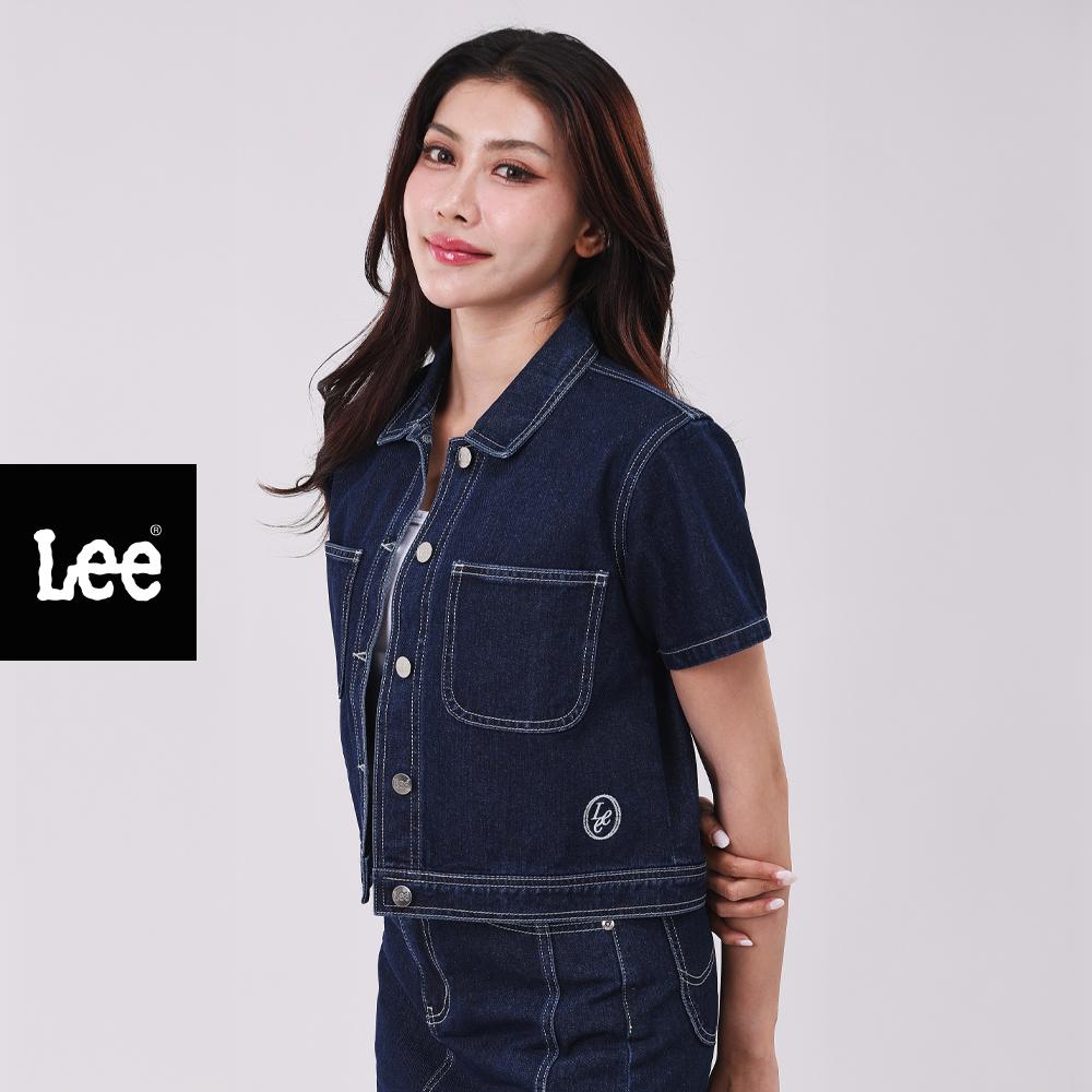 LEE เสื้อเชิ้ตแขนสั้นผู้หญิง Cropped รุ่น LE S326WSHSN35 ราคา 1,568 บาท*ส่งฟรี