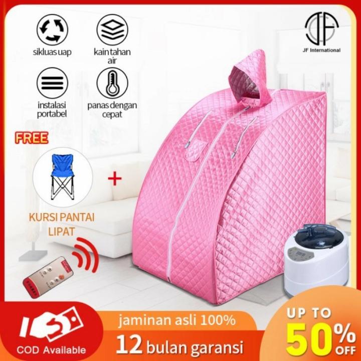 Alat sauna portabel/ sauna room portabel/ remote control - merah muda Harga 1,650,000 rupiah*Gratis Ongkir