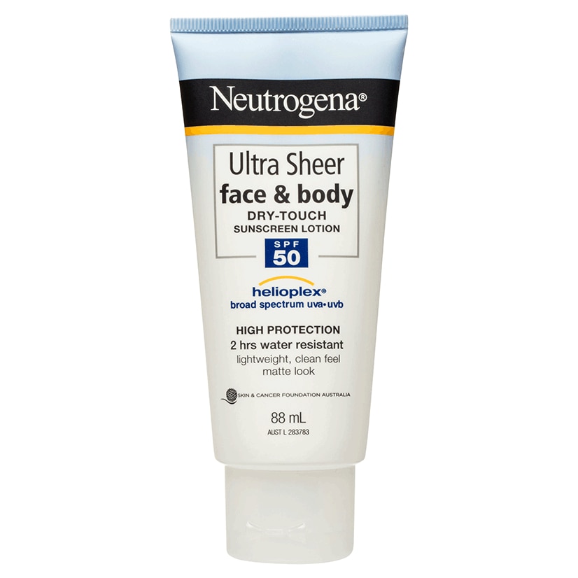 neutrogena face sun block