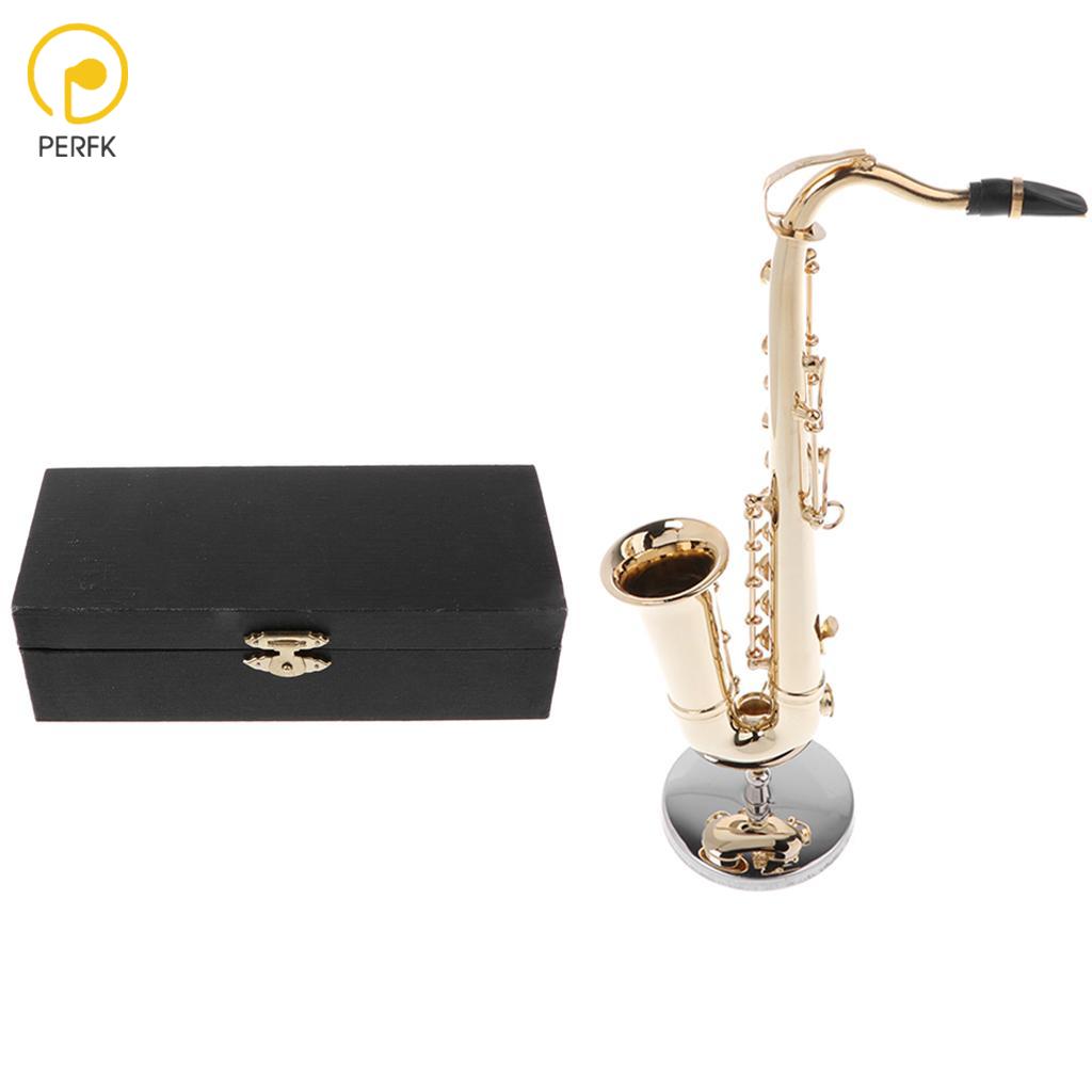14cm Mini Copper Saxophone Model with Musical ราคา 1,731 บาท*ส่งฟรี