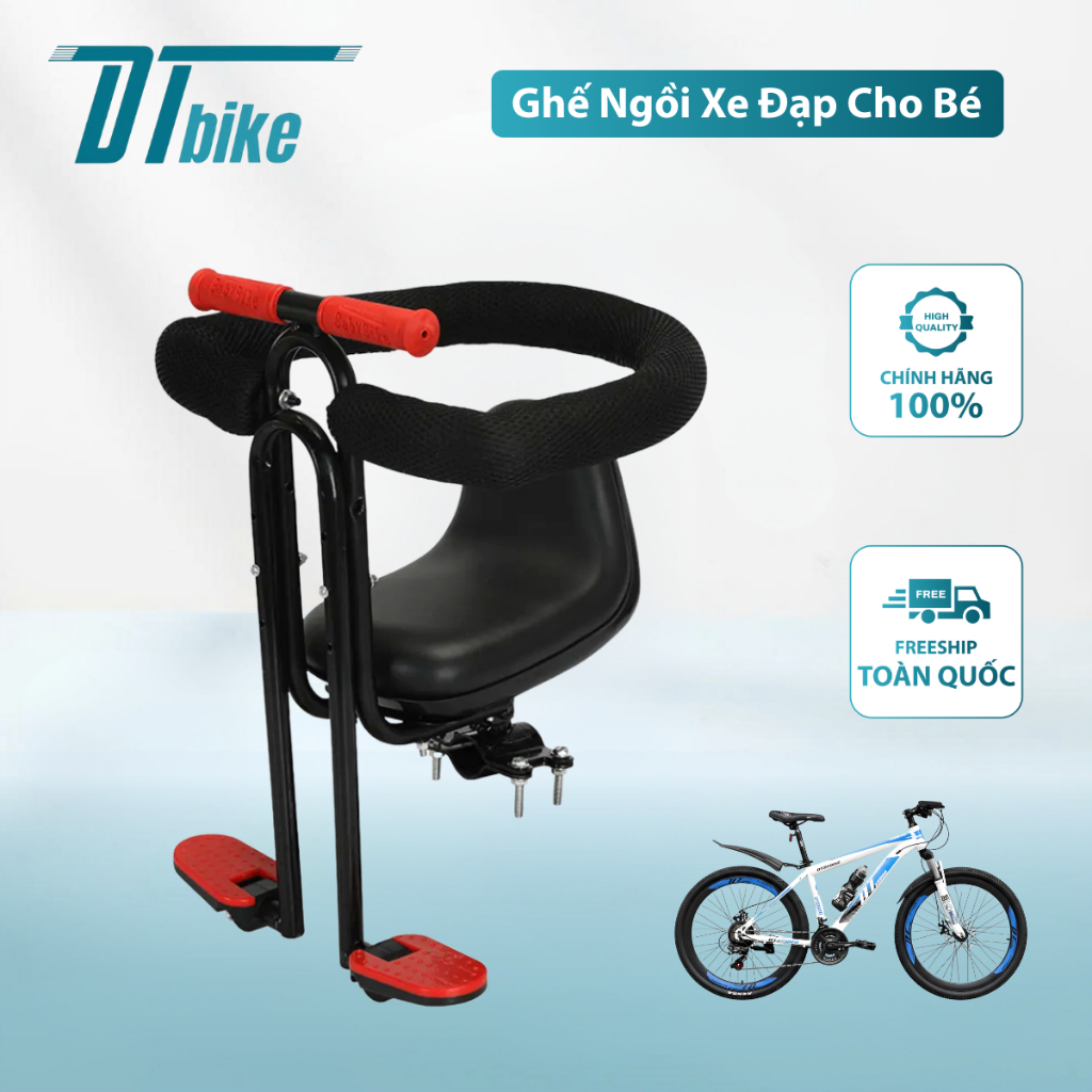 Ghế Ngồi Xe Đạp Cho Bé DT BIKE – Ghế Trẻ Em An Toàn, Tiện Lợi Cho Bé Từ 2-6 Tuổi