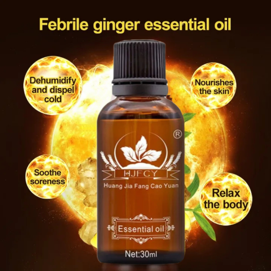 Tinh dầu gừng đánh bay các loại u mỡ massage giảm béo, giảm đau nhức, lưu thông khí huyết,phục hồi hiệu quả các mạch máu bị sưng ở tay và chân, giảm đau,phục hồi tuần hoàn máu trong cơ thể, Suy tĩnh mạch Sửa chữa chỗ gân xanh ở chân giun đất/20g