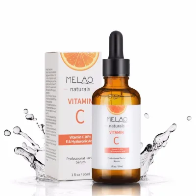【Keepyoung】MELAO VC Face Serum Organic Vitamin C Serum Anti-aging Shrink Pore Hyaluronic Acid Face Serum Whitening Moisturizing Essence Skin Care 30ml